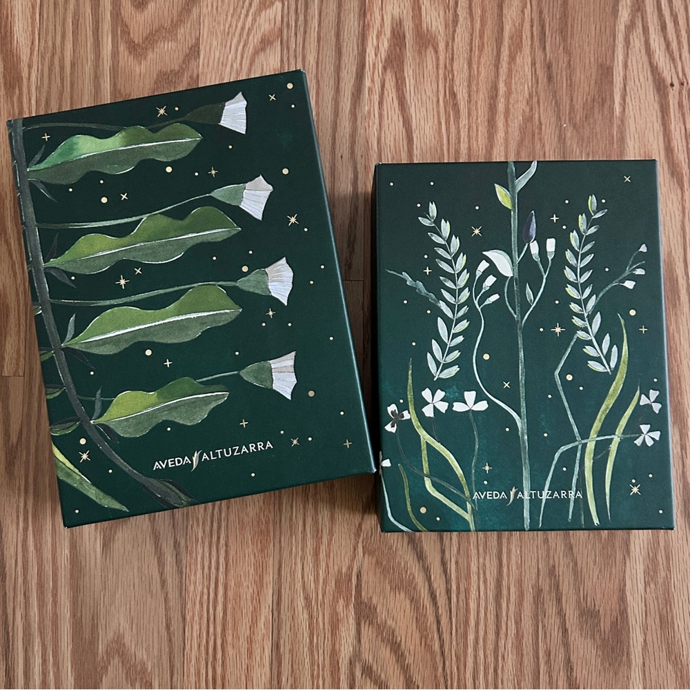 Aveda Botanical Green Gift Boxes